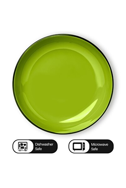 MIAMIO Set of 6 Deep plates, Le Papillon collection, ceramic, 900ml, green