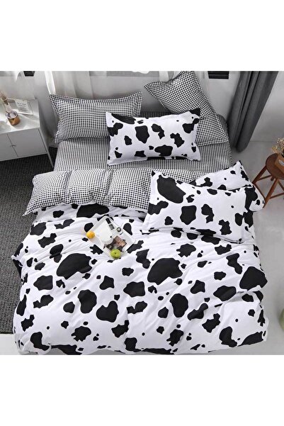 Patul Bed Linen, Satin Cotton, Sulphur, 2 Persons, Double Bed, 4 Pieces