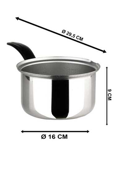 VENON Milk Jug-Sauce Bowl-Cheese Bowl 16X9 cm Dishwasher Safe, Lifetime 430 Stainless