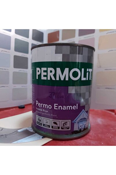 Permolit Permo Enamel 0.75 L Sentetik Yağlı Boya Koyu Vişne Rengi