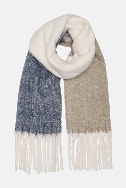 ONLY Жіночий шарф Onlbonnıe Püskül з м'якою текстурою 15298453 Синій