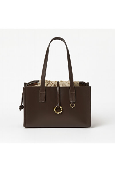 Mopia Torba cepli shopper çanta - Kahve