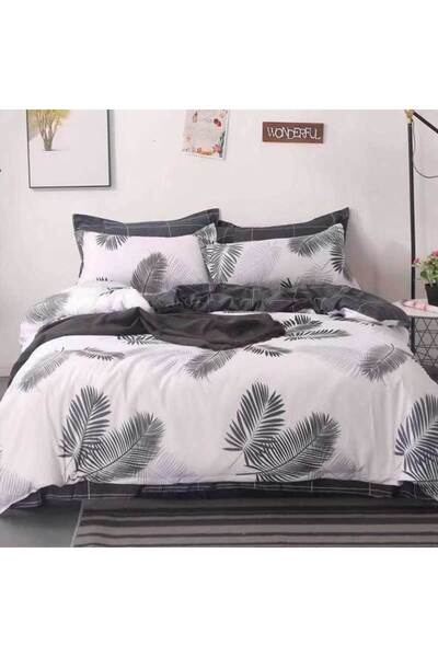 Patul Bed Linen, Satin Cotton, Sulphur, 2 Persons, Double Bed, 4 Pieces