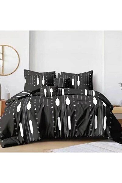 Patul Bed Linen, Satin Cotton, Sulphur, 2 Persons, Double Bed, 4 Pieces