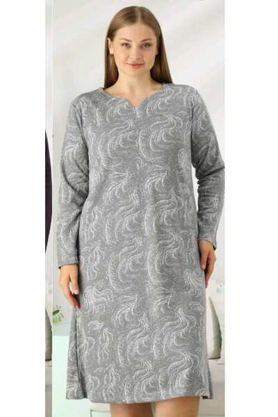 LİMİSSİ V-Neck Oversized Dress 26803