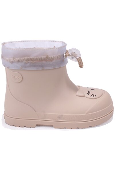 IGOR Cc334 Mendi Gato Beige Fur Daily Girls' Rain Boots