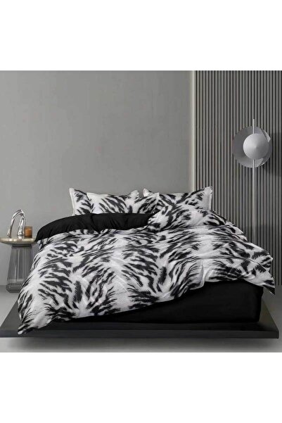 Patul Bed Linen, Satin Cotton, Sulphur, 2 Persons, Double Bed, 4 Pieces