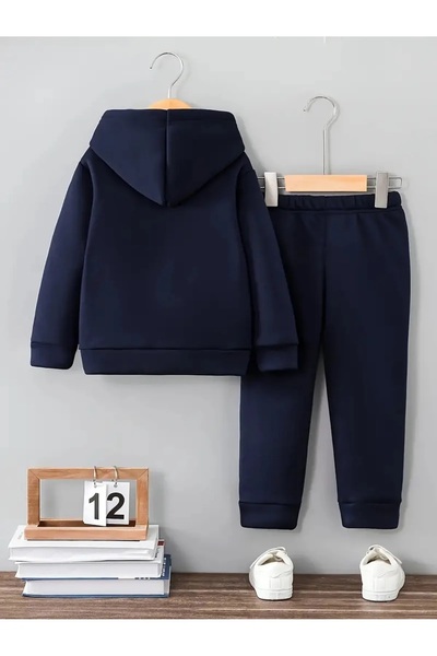 makiteks Winter Girls Boys Tracksuit Set Basketball 5 6 7 8 9 10 11 12 Years Old Basketball