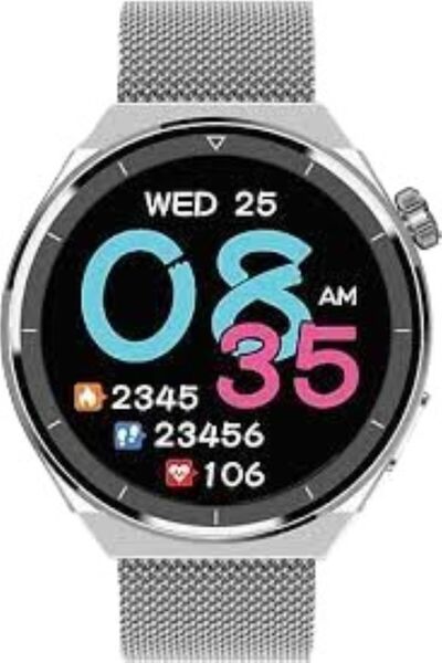 Swords SWORD Wia Watch 2 Pro (GÜMÜŞ METAL HASIR VE HEDİYELİ SİLİKON KORDONLU)