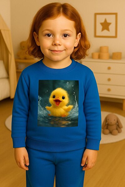 playwear Μακρυμάνικο φούτερ με λαιμόκοψη ποδηλάτου με σχέδιο SUDA CHICK, με ρ...