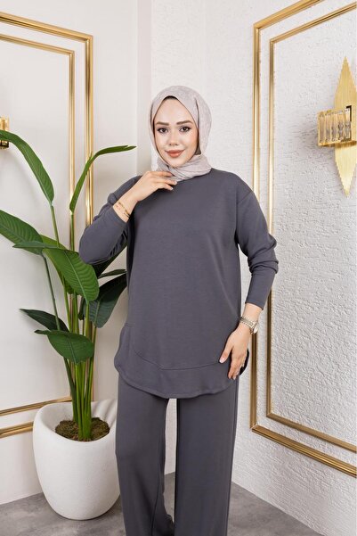 MODAMÜNASİP Comfortable and Stylish Two-Piece Suit with Great Cotton Viscose Pants