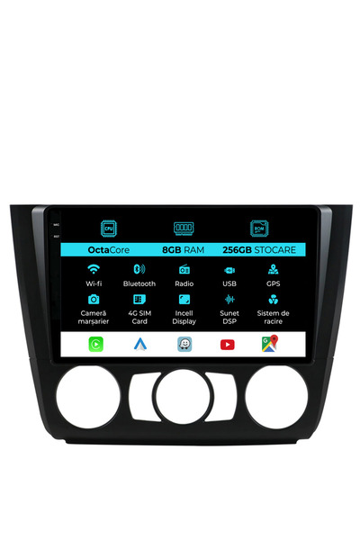 NavStore Navigatie Dedicata Bmw Seria 1 E82/E88/E81/E87 (2004-2011), 9Inch, 8...