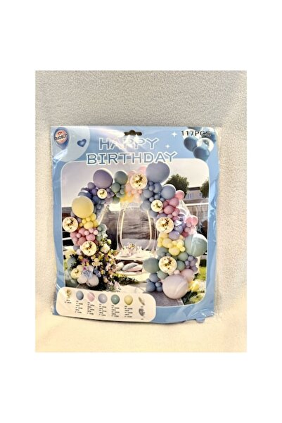 duoguo Happy Birthday Balloon Arch Set (117 pcs)
