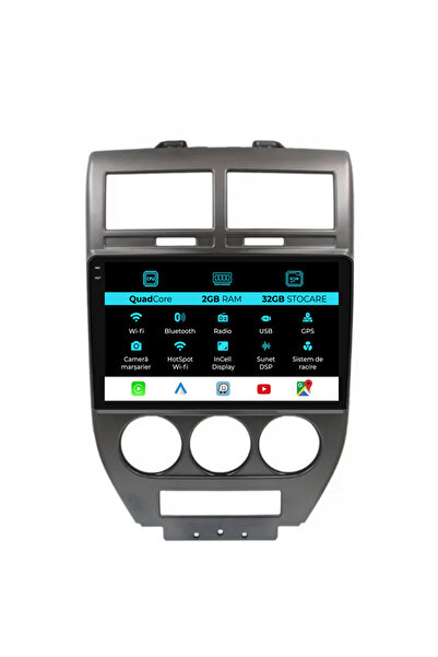 NavStore Navigatie Dedicata Jeep Compass (2006-2010), 9Inch, 2Gb Ram, 32Gb St...