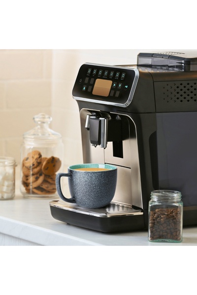 MIAMIO Set of 6 Caffé latte cups, Las Palmitas collection, ceramic, multicolor, 470 ml