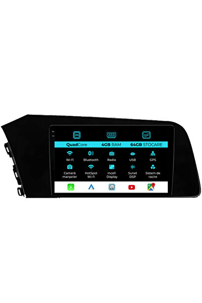 NavStore Navigatie Dedicata Hyundai Elantra (2020-2025),QuadCore, 9Inch, 4Gb ...