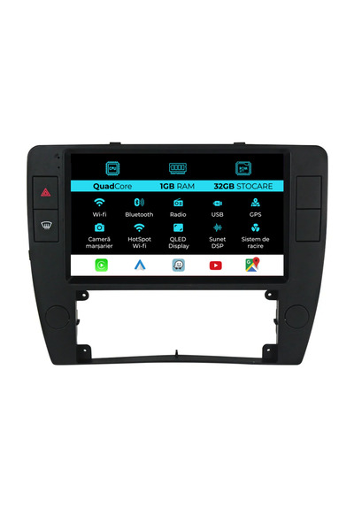 NavStore Navigatie Dedicata Volkswagen Passat B5 (2000-2005), 9Inch, 1Gb Ram, 32Gb Stocare, Carplay