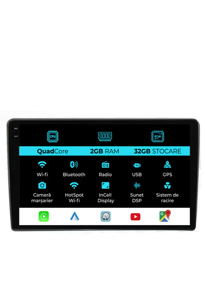 NavStore Navigatie Dedicata Ford Transit (2019-2025), 10Inch, 2Gb Ram, 32Gb S...