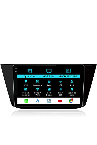 NavStore Navigație dedicată Volkswagen Tiguan (2016 - 2023), QuadCore, 10 inc...