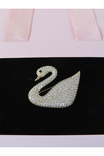 MAHLA Kuğ Yaka Tokası artı hediye kutusu - Kıyafet Aksesuari - İnci Kıyafet İ...