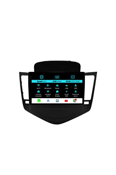 NavStore Ειδικό σύστημα πλοήγησης Chevrolet Cruze (2008-2015), 9 ίντσες, μνήμ...