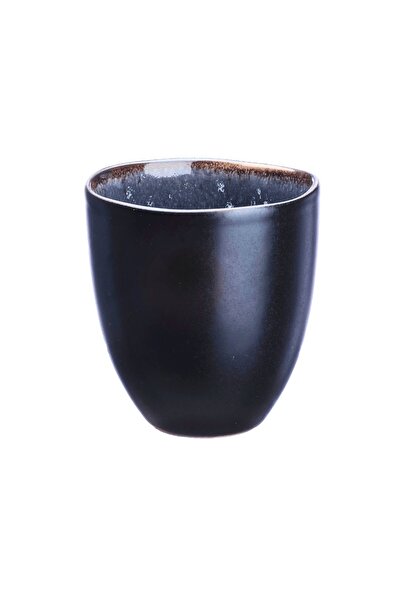 BJORN Set of 6 Coffee Cups, Iris collection, Night blue interior, glazed ceramic, 150 ml