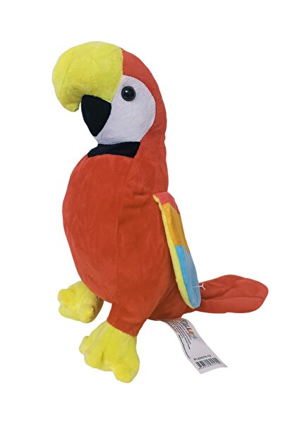 Numaca Papağan Peluş Oyuncak Kuş Gökkuşağı Papağan Kanatlı Sevimli Papağan 30 cm