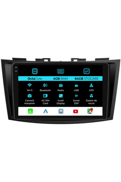 NavStore Ειδικό σύστημα πλοήγησης Suzuki Swift (2010-2017), 9 ίντσες, μνήμη R...