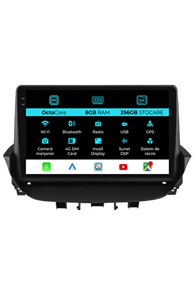 NavStore Navigatie Dedicata Renault Laguna (2001-2007), 9Inch, 8Gb Ram, 256Gb...