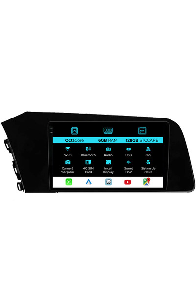 NavStore Navigatie Dedicata Hyundai Elantra (2020-2025), 9Inch, 6Gb Ram, 128G...