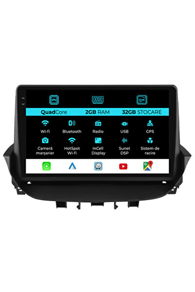 NavStore Navigatie Dedicata Renault Laguna (2001-2007), 9Inch, 2Gb Ram, 32Gb Stocare, Carplay