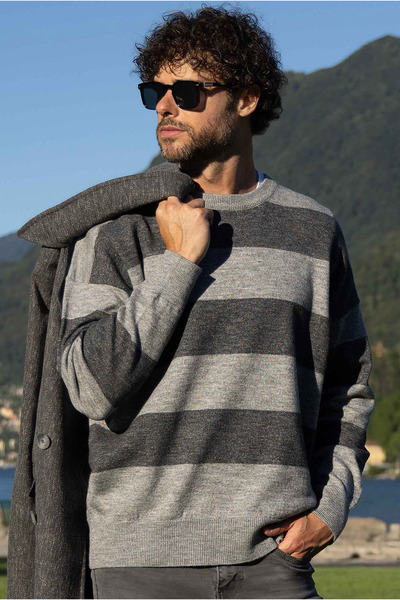 Kiğılı Crew Neck Regular Fit Knitwear Sweater