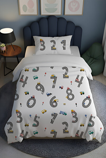 Little Hippo طقم غطاء لحاف فردي 100% قطن