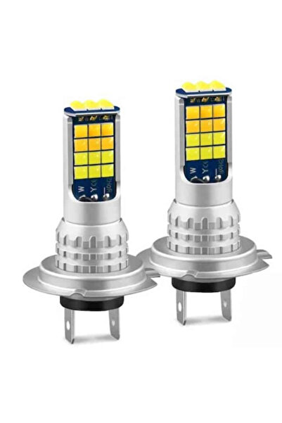 MANDU Set 2 Bec Led H7 3030 Smd 90W 9600lm/set cu 2 moduri de lumina (rece si calda) 30 LED