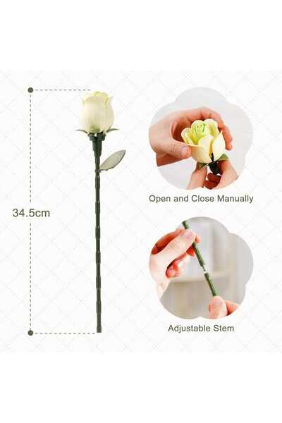 ROKR -3D wooden puzzle, green rose