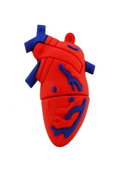 Prof ذاكرة فلاش USB على شكل قلب بسعة 16 جيجابايت