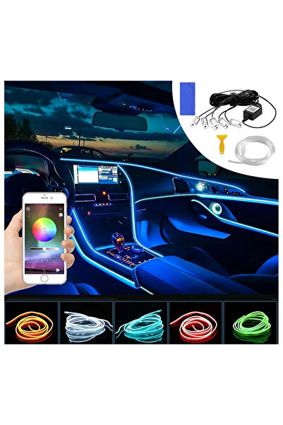 Ruan LED strip car interactive design 6 m RGB waterproof 12V 5W control range 12 m control from the app