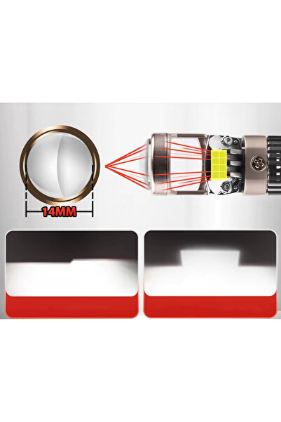 Ruan Set of 2 LED car bulbs H8/H9/H11 K88 magnifying glass 280W/set 12V 28000lm