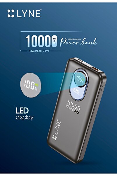 U & I Born To Win LYNE PowerBox i7 Pro Power Bank 10000mAh, 33W PD/QC Fast Charging