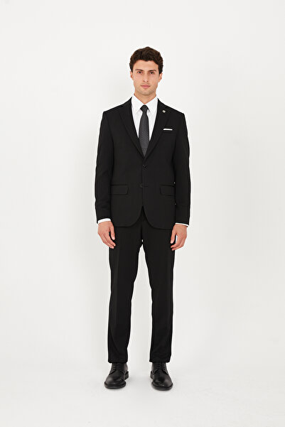 The Tailor Classics Zara Kumaş İki Düğmeli Mono Yaka Çift Yırtmaçlı Mevsimlik...