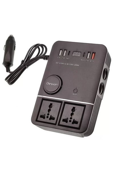 PRİZE Olesson 1661 car inverter to 220V power 200W