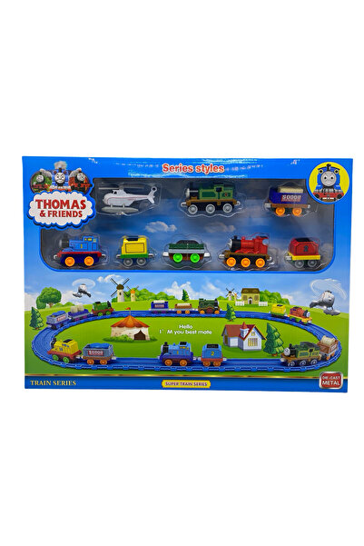 Lulu Thomas magnetic metal train set - 8 pieces