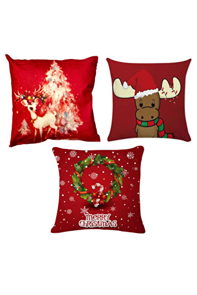 OEM Set 2 Fete de Perne Craciun, din Catifea, 45 x 45 cm, Calitate premium