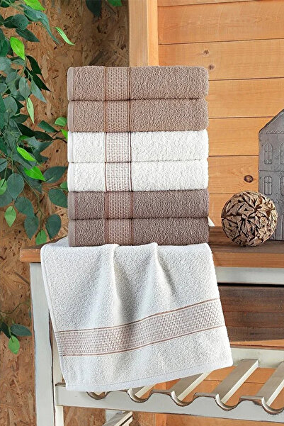 HRN Textile Sobeska 6-штучний набір бавовняних рушників для рук та обличчя - 40x70 см