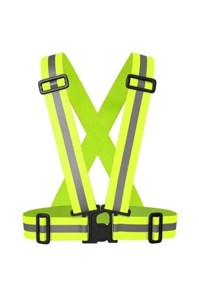 OEM Reflective Harness Adjustable Elastic Universal Green