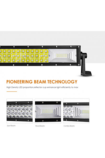 Ruan LED Bar Auto 130 CM Straight 675W LEDs on 3 rows 12V-24V 49140 Lumens
