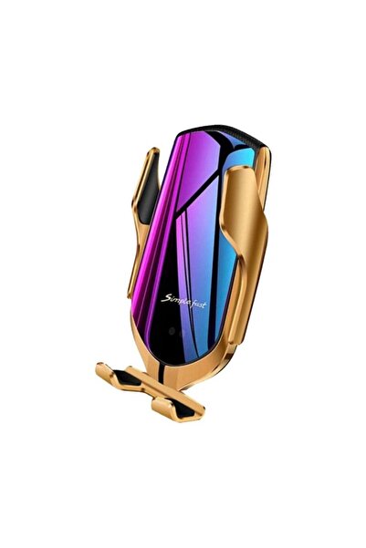 BASHAR Car Mount Gold R1 Fast Charge Wireless Charging Sensor