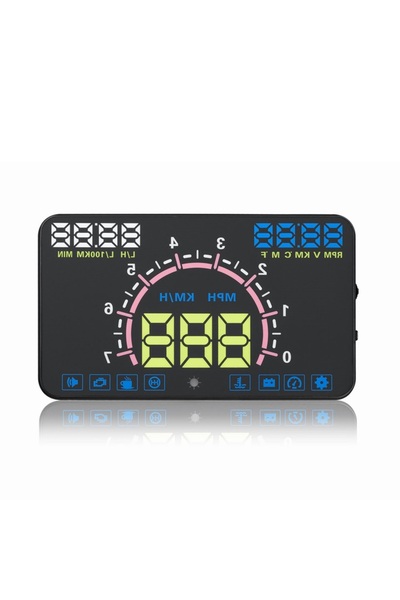 Ruan Head Up Display Car E350 Mileage Windshield Projection