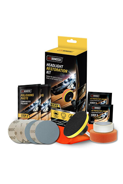 MANDU Set polish faruri discuri abrazive pasta bureti restaurare faruri