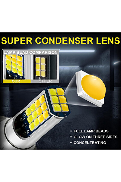 MANDU Set 2 Bec Led H7 3030 Smd 90W 9600lm/set cu 2 moduri de lumina (rece si calda) 30 LED